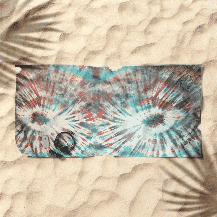 EASY SHEET - Aqua Blue & Megenta 2 Eyes of Tie Dye