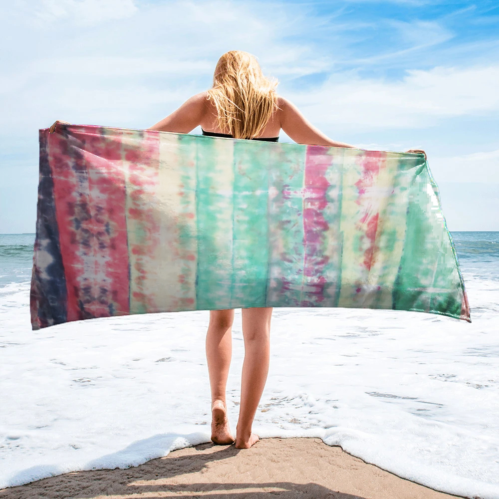 EASY SHEET – Multi-colored tie dye with Stripes - Girl in Wind EASY SHEET – Multi-colored tie dye with Stripes - Girl in Wind