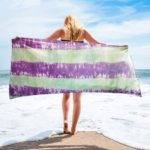 EASY SHEET – Multi-colored tie dye with Stripes - Girl in Wind